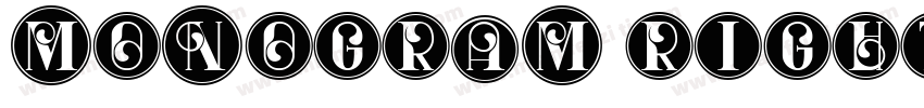 Monogram Right Regular字体转换